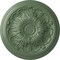 Ekena Millwork Damon Ceiling Medallion (Fits Canopies up to 3 3/8"), Hand-Painted Athenian Green, 20"OD x 1 1/2"P CM20DAAGF - alternate 1
